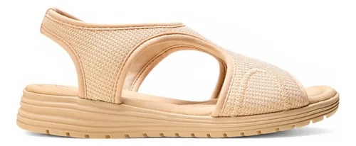 Sandália Papete Caqui Comfortflex