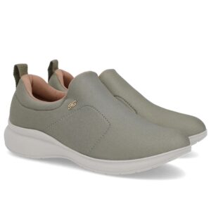 Tênis cabedal em elástano Grafite