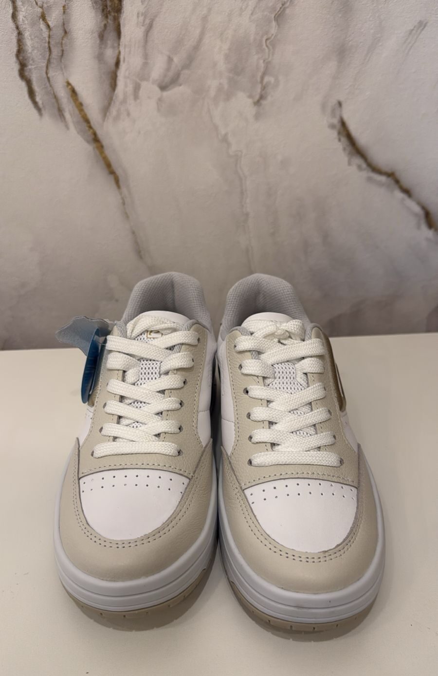 Sapatênis Napa Soft Branco Nature Milk