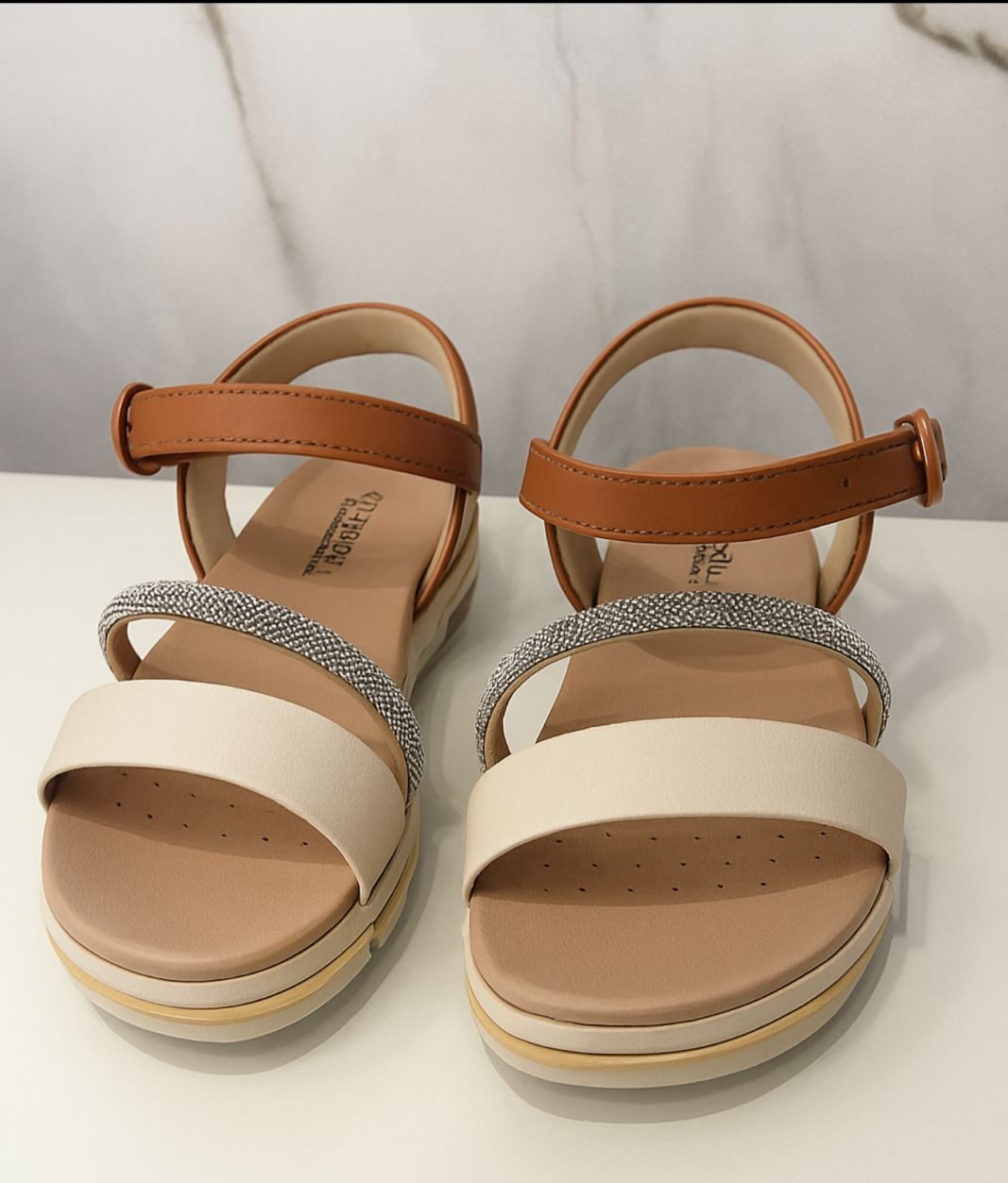 Sandalia Niquel Cristal Modare