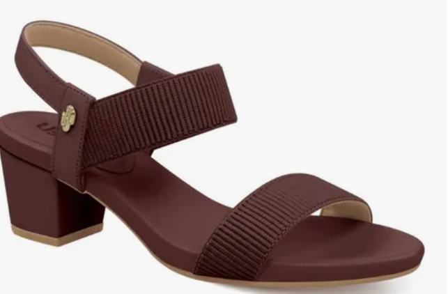 Sandalia Salto Bloco Pinhao