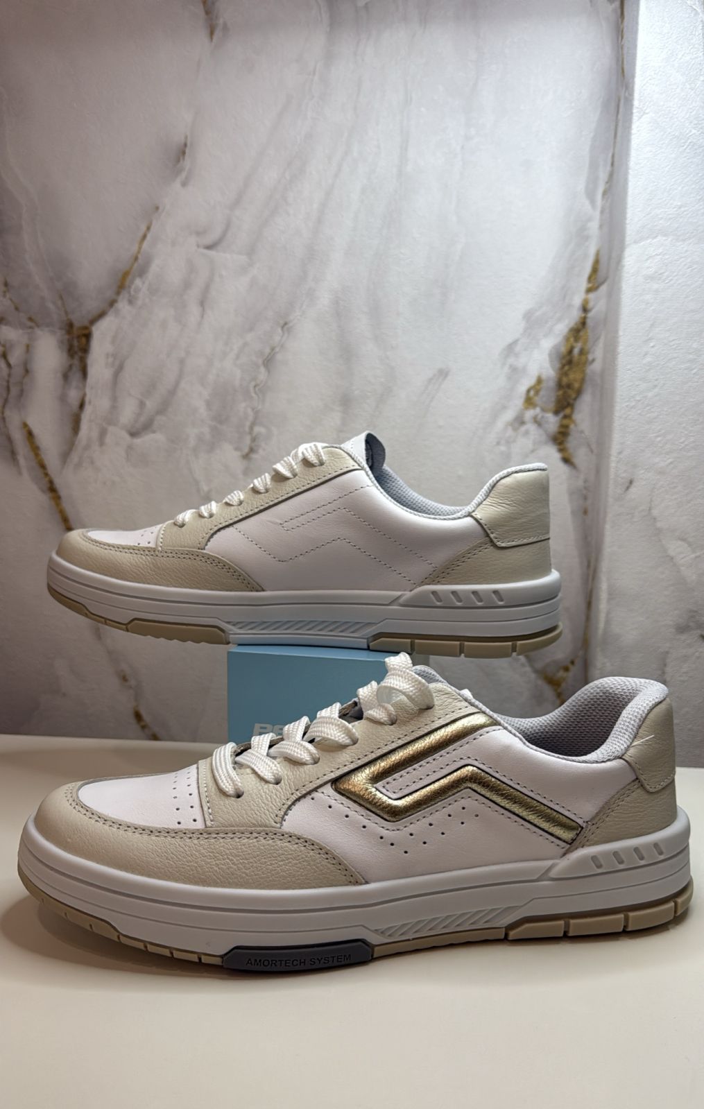 Sapatênis Napa Soft Branco Nature Milk - Imagem 3