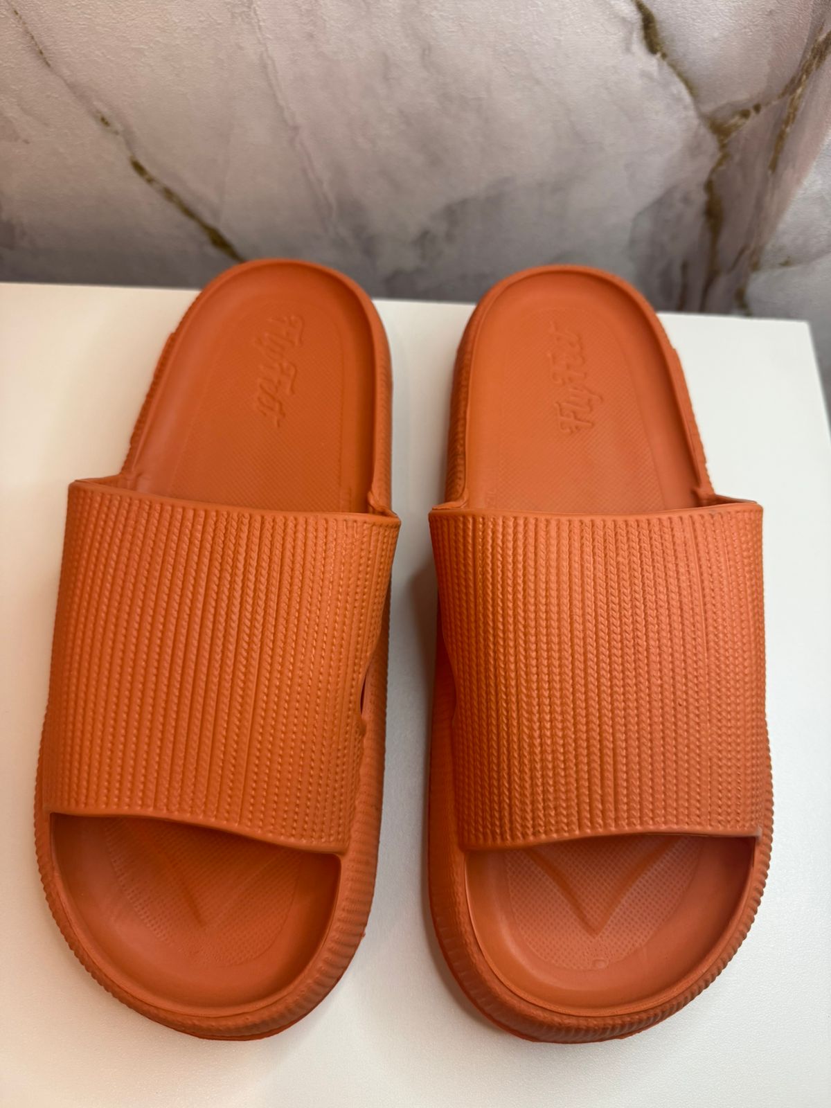 Chinelo Ortopédica Fly Feet Nuvem laranja escuro