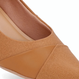 Scarpin Salto Bloco Couro Vanilla (1