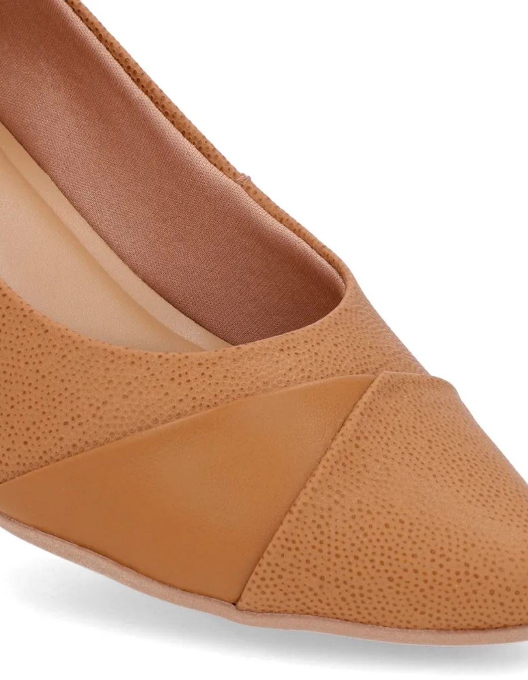 Scarpin Salto Bloco Couro Vanilla (1