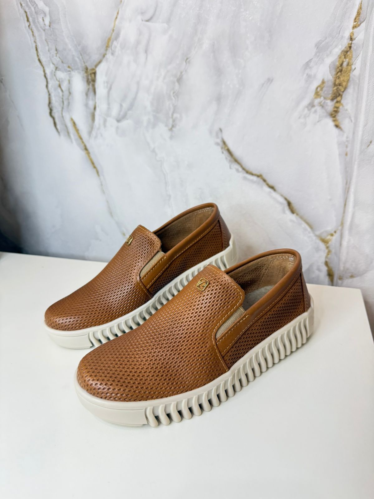 Tênis Feminino Pegada Stretch Camel